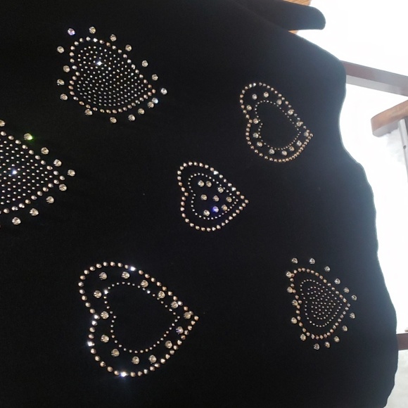 Nwt Liv Milano XL black with shiny stone sweater - Picture 12 of 12